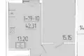 Mieszkanie 1 pokój 43 m² Odessa, Ukraina