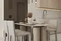 Complexe résidentiel New complex of furnished apartments Concept 7 with swimming pools and a wellness center close to Palm Jumeirah, JVC, Dubai, UAE