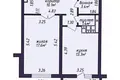 Mieszkanie 1 pokój 49 m² Mińsk, Białoruś