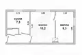 Mieszkanie 2 pokoi 34 m² Wysokie, Białoruś