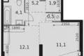 Kawalerka 1 pokój 35 m² Moskwa, Rosja