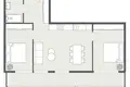 Mieszkanie 3 pokoi 82 m² Kłajpeda, Litwa