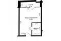Apartamento 1 habitación 28 m² Minsk, Belarús