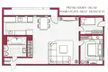 Квартира 3 комнаты 46 м² Варшава, Польша