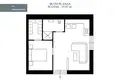 Appartement 2 chambres 36 m² Vilnius, Lituanie