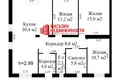 Apartamento 3 habitaciones 88 m² Shchuchyn, Belarús
