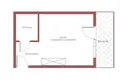 1 room apartment 25 m² in Krakow, Poland