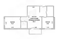 Appartement 3 chambres 61 m² Muchaviecki sielski Saviet, Bélarus