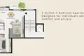 Квартира 1 спальня 58 м² муниципалитет Ларнака, Кипр