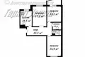 3 room apartment 80 m² Muchaviecki sielski Saviet, Belarus