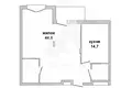 Apartamento 2 habitaciones 69 m² Muchaviecki sielski Saviet, Belarús