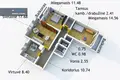 Mieszkanie 3 pokoi 68 m² Wilno, Litwa