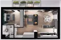 Квартира 2 комнаты 51 м² Познань, Польша