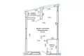 Mieszkanie 1 pokój 41 m² Mińsk, Białoruś