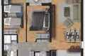 Wohnung 2 Schlafzimmer 71 m² Podgorica, Montenegro
