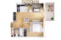 2 room apartment  Smolice, Poland