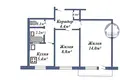 2 room apartment 37 m² Baranavichy, Belarus