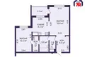 Квартира 2 комнаты 56 м² Минск, Беларусь
