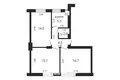 Квартира 3 комнаты 58 м² Минск, Беларусь