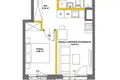 Apartamento 2 habitaciones 37 m² Jozefoslaw, Polonia