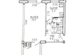 Wohnung 2 zimmer 45 m² Wizebsk, Belarus