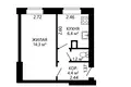 1 bedroom apartment 26 m² Minsk, Belarus
