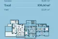 Apartamento 2 habitaciones 109 m² Tivat, Montenegro