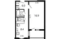 Appartement 1 chambre 35 m² Minsk, Bélarus