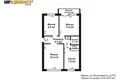 Apartamento 3 habitaciones 56 m² Minsk, Belarús