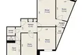 Квартира 4 комнаты 81 м² Минск, Беларусь