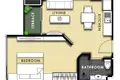 Wohnung 1 Schlafzimmer 33 m² Naklua, Thailand