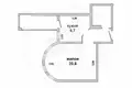 Квартира 1 комната 39 м² Мухавецкий сельский Совет, Беларусь