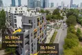 Apartamento 1 habitacion 33 m² Varsovia, Polonia