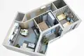 2 bedroom apartment 46 m² Sveti Vlas, Bulgaria