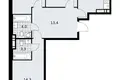 3 room apartment 73 m² Kommunarka, Russia