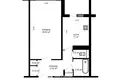 1 bedroom apartment 34 m² Minsk, Belarus