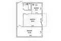 Wohnung 2 zimmer 43 m² Brest, Belarus