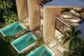 Wohnkomplex Modern complex of townhouses with swimming pools near the ocean, Uluwatu, Bali, Indonesia