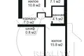 Квартира 2 комнаты 47 м² Брест, Беларусь