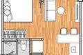 Apartamento 1 habitación 32 m² Choeng Thale, Tailandia