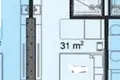 Studio apartment 1 bedroom 32 m² Batumi, Georgia
