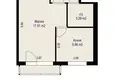 Wohnung 1 zimmer 29 m² Minsk, Belarus