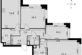 Wohnung 3 zimmer 91 m² Moskau, Russland