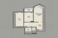 3 room apartment 63 m² Barawlyany, Belarus