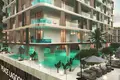 Kompleks mieszkalny New residence Peace Lagoons with swimming pools, a water park and a spa center, Al Wadi, Dubai, UAE