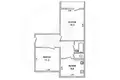Квартира 2 комнаты 55 м² Кобрин, Беларусь