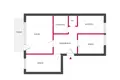 3 room apartment 53 m² Lodz, Poland