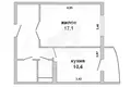 Квартира 1 комната 42 м² Мухавецкий сельский Совет, Беларусь