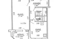 1 room apartment 41 m² Minsk, Belarus