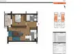 Wohnung 1 Schlafzimmer 57 m² Boreti, Montenegro